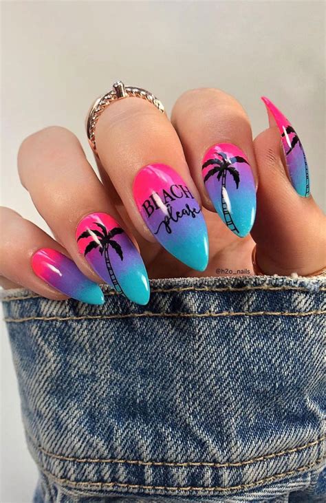 ## Summer Nail Art: Where Tropical Vibes Meet Rainbow Hues